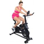 Mobiclinic Teide - Spinningfiets - Verstelbaar - Max. 120 kg - Trainingscontrole - Verschillende weerstandsniveaus - Hometrainer - LCD-scherm - Hartslagmeter - Flessen en Telefoonhouder