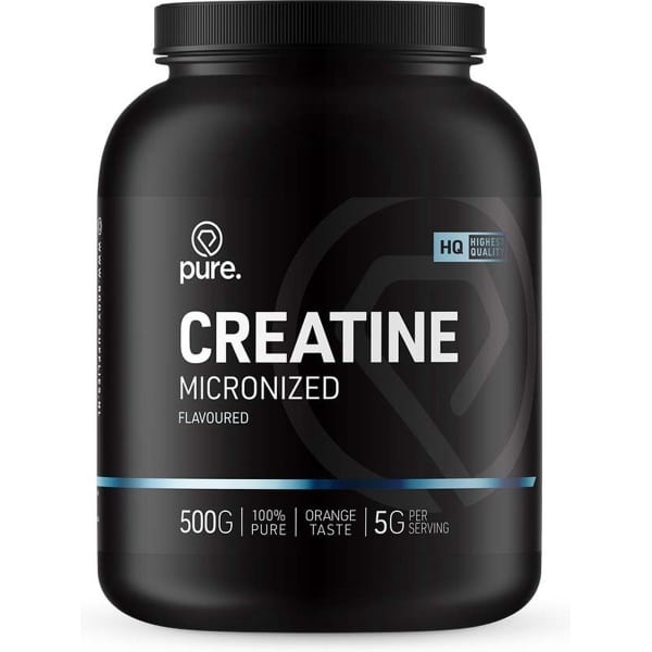 Pure. Creatine Monohydraat - Orange - 500g - micronized poeder - creatine - sportvoeding