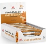 XXL Nutrition - Crunchy Protein Bar - Eiwitreep, Proteïne Reep, Fitness Snack - 12 Pack - Peanut Butter Crunch