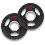 1,25 KG (2x) Gewichtschijf | Halterschijf Fitness Gewicht | Tri-Grip Weight Plate | Krachttraining Bumperschijf 1,25KG | 50mm Bumperplates | Sportgewichten | PREMIUM Tri-Gip Gewichten | Comfortabel en Gemakkelijk vasthouden | Ontworpen voor Gyms