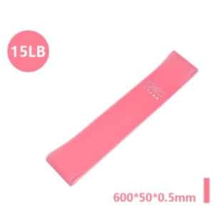 15 LB Draagbare Rubberen Weerstandsbanden - Fitness Workout - Yoga, Pilates - Crossfit