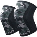 2 Stuks Premium Knee Sleeves -Knie Brace - Kniebandage - Knee Sleeves - Fitness - Crossfit - Knieband - Braces - 7 mm - Maat XL