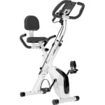 3 in 1 Opvouwbare Hometrainer - X-bike met 8 Verstelbare Weerstandsniveaus - Vliegwiel 2,5KG - LCD Scherm - Verstelbare Zitting - wit