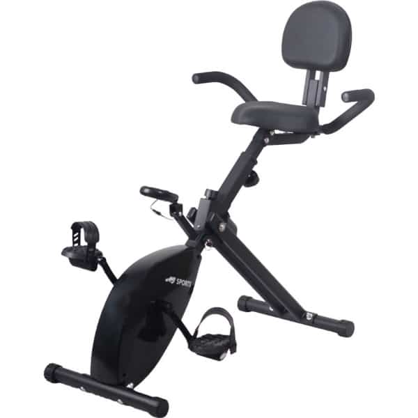 AJ-Sports Desk Bike met Rugleuning - Stoelfiets - Hometrainer - Fitness Fiets - 8 Weerstandniveaus + LCD Scherm