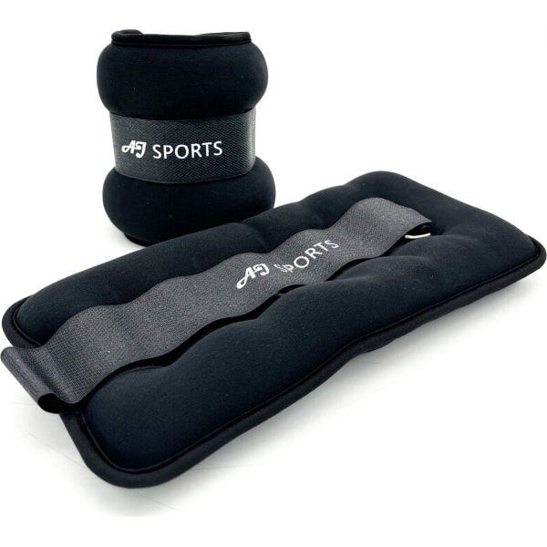 AJ-Sports Enkel en Pols Gewichten 2 x 1,5kg - Gewichten - Enkelgewichten - Polsgewichten - Verstelbaar - Krachttraining - Fitness