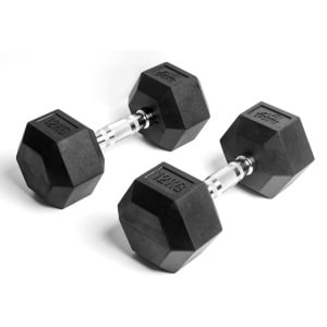 AJ-Sports Hex Dumbbells 12kg - 2 x 12 kg Dumbbell - Gewichten - Dumbells set - Gewichten set - Halterset - Fitness gewichten - Krachttraining - Fitness