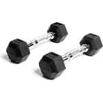 AJ-Sports Hex Dumbbells 1kg - 2 x 1 kg Dumbbell - Gewichten - Dumbells set - Gewichten set - Halterset - Fitness gewichten - Krachttraining - Fitness