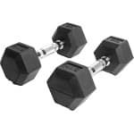 AJ-Sports Hex Dumbbells 4kg - 2 x 4 kg Dumbbell - Gewichten - Dumbells set - Gewichten set - Halterset - Fitness gewichten - Krachttraining - Fitness
