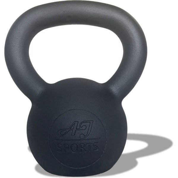 AJ-Sports Kettle Bell Pro Gietijzer 20kg - Kettlebell - Gewichten - Krachttraining - Zwart - Fitness - Geschikt voor Crossfit & Fitness