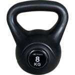 AJ-Sports Kettle Bell Pro PVC 8kg - Kettlebell - Gewichten - Krachttraining - Zwart - Fitness - Geschikt voor Crossfit & Fitness
