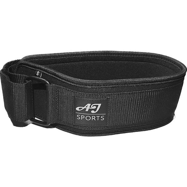 AJ-Sports Lifting belt - Maat M - Klitteband sluiting - Powerlift riem - Fitness riem - Weightlifting belt - Gewichthefriem - Krachttraining - Powerlifting - Fitness