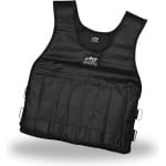 AJ-Sports Verstelbaar Gewichtsvest 20kg - Gewichtsvesten - Weight vest - Gewichten - Krachttraining & Crossfit Trainingsvest - Hardlopen - Cardio - Zwart - Geschikt vanaf maat M / L