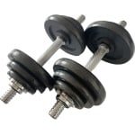 AJ-Sports Verstelbare Dumbells set 2 x 10 kg dumbell - Gewichten - Dumbells set - Gewichten set - Halterset - Fitness gewichten - Krachttraining - Fitness - Inclusief handige opberg box
