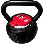 AJ-Sports Verstelbare Kettlebell 9kg - Kettlebells - 1,5KG t/m 9KG - 7 Kettlebells in één! - Gewichten - Krachttraining - Halters - Verstelbaar gewicht - Fitness - Gietijzer - Conditie en Krachttraining