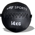 AJ-Sports Wall Ball 14kg - Medicijnbal - Medicine ball - Gewichtsbal - Krachtbal - Trainingsbal - Krachttraining - Zwart