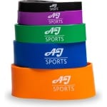 AJ-Sports Weerstandsbanden - Pull up band EXTRA Heavy - Pull up - Power bands - Resistance band - 5 verschillende Weerstanden - Fitness elastiek - Crossfit - Fitness - Inclusief draagtas