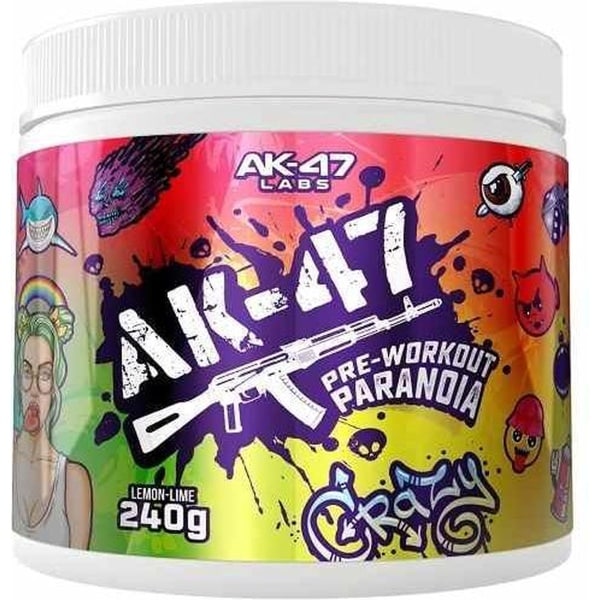 Ak-47 Pre-workout - 240 Gram (120 Doseringen) - Blue Raspberry