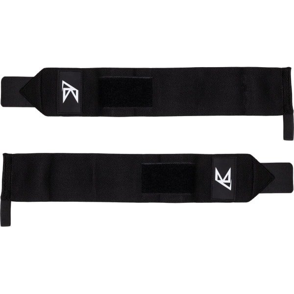 All Black Nutrition Wrist Wraps - Fitness Lifting Straps - Krachttraining Accessoires - Polsbrace - Polssteun - Antislip
