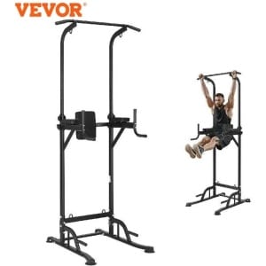 Amalee - Pull-Up Bar - Power Tower - Dip station - Verstelbare Pull-Up Bar - Multifunctioneel - Home Gym - Krachttraining - Fitness - Workout