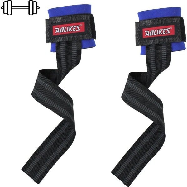 Athletics - Lifting Straps Zwart - Krachttraining Accessoires - Powerlifting - Bodybuilding - deadlift straps