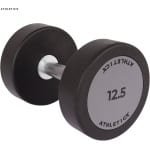 Athleticx Ultra Dumbbell - 12,5 kg - Gewichten - 1 Stuk - Haltersets - Rubberen Coating - Vloer Beschermend - Dumbbells - Gewichten Set - Halter - Dumbells - Ideaal voor Krachttraining en Homegym