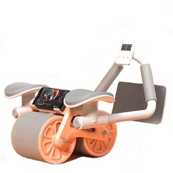 Automatische Rebound Abdominale Roller - Buiktraining - Buikroller Met Armsteun - Home Gym - Body Fitness Krachttraining