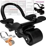 Automatische Rebound Fitness Ab Roller Trainer - Buikspierwiel voor Thuis - Krachttraining.