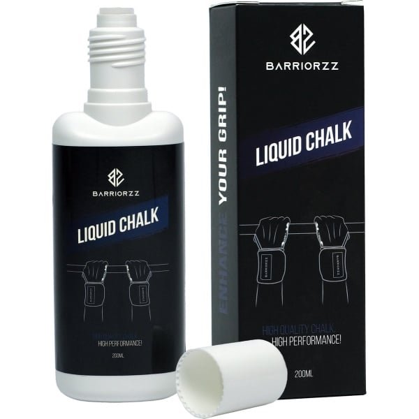 BARRIORZZ Liquid Chalk 200ml - Vloeibaar Magnesium - Calisthenics Streetlifting - Fitness - Trainen/Training - Crossfit - Klimmen - Turnen - Vloeibaar Kalk - Boulderen - Verbeterd Grip