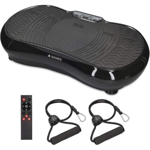 BIRONY® Trilplaat Fitness - Trilplaat Voor Benen Bloedsomloop - Krachttraining - Powerplate - Relax - Voetmassage Apparaat Bloedsomloop - Hometrainers Fitness - Vibratietrainer - Home Gym - Hometrainer Voor Ouderen - Inclusief Weerstandsbanden