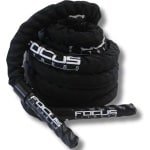 Battle Rope - Focus Fitness Premium - 4 cm - 15 m - Nylon Sleeve - Fitness - Crossfit
