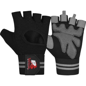 Belicon Sports & Dames & Heren Gym & CrossFit Training , Strength Training Articles, Extra Grip en bescherming tegen blaren & eelt - Zwart & Grijs-MaaT L