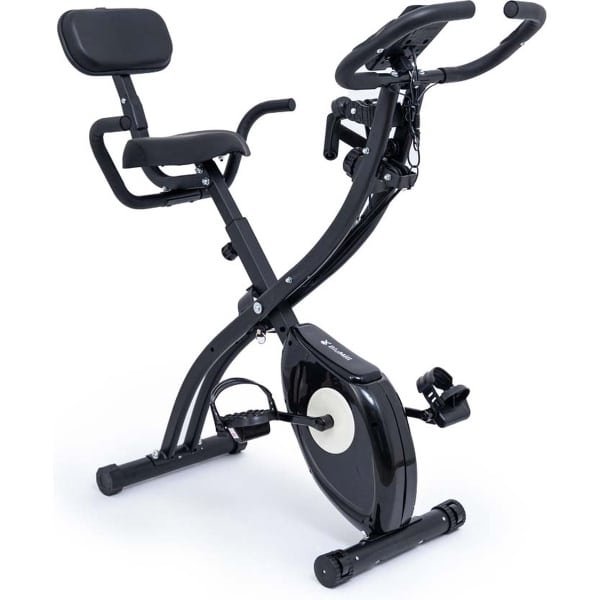 BluMill X-Bike - Opvouwbare Hometrainer - Fitness Fiets - Met Rugleuning - Incl. extra Weerstandsbanden