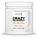 Body & Fit Crazy Pre-Workout - Framboos smaak - Pre Workout - 407 gram (37 doseringen)