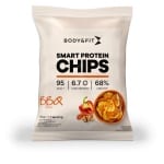 Body & Fit Smart Chips - Proteïne Chips - Minder vet - Eiwitrijk - 1 box (12 zakjes) - BBQ