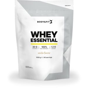 Body & Fit Whey Essential - Eiwitpoeder Vanille - Proteine Poeder - Whey Protein - Eiwitshakes - 40 shakes (1000 gram)