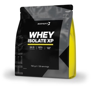 Body & Fit Whey Isolate XP - Hoogwaardige Proteine Poeder - Whey Protein - Whey Isolaat - Eiwitshakes - Vet- en Suikervrij - 750 gram - Banaan