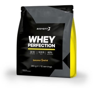 Body & Fit Whey Perfection - Proteine Poeder / Whey Protein - Eiwitpoeder met BCAA - Eiwitshakes - 280 gram (10 shakes) - Banaan