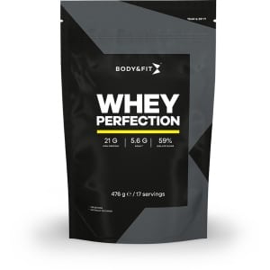 Body & Fit Whey Perfection - Proteine Poeder / Whey Protein - Eiwitpoeder met BCAA - Eiwitshakes - 476 gram (17 shakes) - Vanille