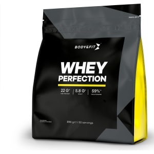 Body & Fit Whey Perfection - Proteine Poeder / Whey Protein - Eiwitpoeder met BCAA - Eiwitshakes - 896 gram (32 shakes) - Ice Coffee