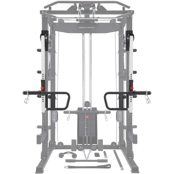 BodyCraft Jammer Arms voor SG1 - Verstelbare trainingsarmen voor krachttraining - Geschikt voor bankdrukken, schouderdrukken en deadlifts