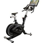 Bodytone Active Bike 400 Smart Screen (Grijs) - Spinningfiets met luxe entertainment scherm - Connectiviteit met Zwift, Kinomap, Bkool, Onelap & meer - 18 KG vliegwiel - Shimano pedaalas - 1 maand gratis CYCLEMASTERS®