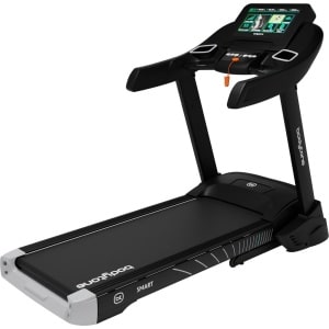 Bodytone Active Run 600 Smart Screen loopband (grijs) - Interactieve trainingen met entertainment console - Inklapbaar - 18 Incline niveaus - 109 programma's - Speakers - MP3 ingang - Transportwielen