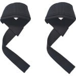 Bovista Wrist Wraps - Lifting Straps - Crossfit Grips - Polsband - Krachttraining - Fitness - Deadlift - Gewichtheffen - Zwart