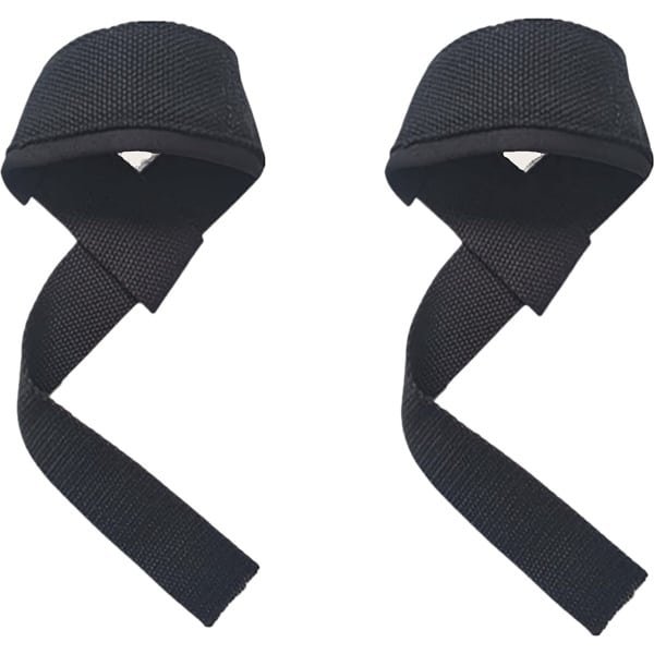 Bovista Wrist Wraps - Lifting Straps - Crossfit Grips - Polsband - Krachttraining - Fitness - Deadlift - Gewichtheffen - Zwart