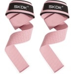 Bovista Wrist Wraps - Lifting Straps - Crossfit Grips - Polsband - Krachttraining - Fitness - Deadlift - Sport - Roze