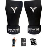 Breaking Limits Hypalon Crossfit Grips - Crossfit Handschoenen - Turnen - Fitness & Gymnastics - Zwart- Maat M