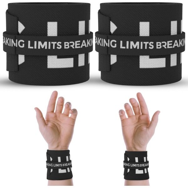 Breaking Limits Wrist Wraps voor Crossfit - Polsbanden voor Krachttraining & Fitness - 2 Stuks