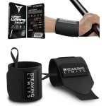 Breaking Limits Wrist Wraps voor Fitness & Crossfit - Polsbanden voor Krachttraining -Polsbrace - Zwart - 2 Stuks