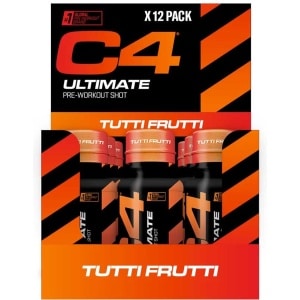 C4 Ultimate Pre-Workout Shot 12x 60ml Tutti Frutti