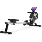 CAPITAL SPORTS Stream M1 magnetische roeitrainer roeimachine rowing machine - 8 Standen magneetweerstand - 105 cm lange aluminium rails - Tablethouder - Trainingscomputer met LCD-display - Aluminium - Zilver/zwart